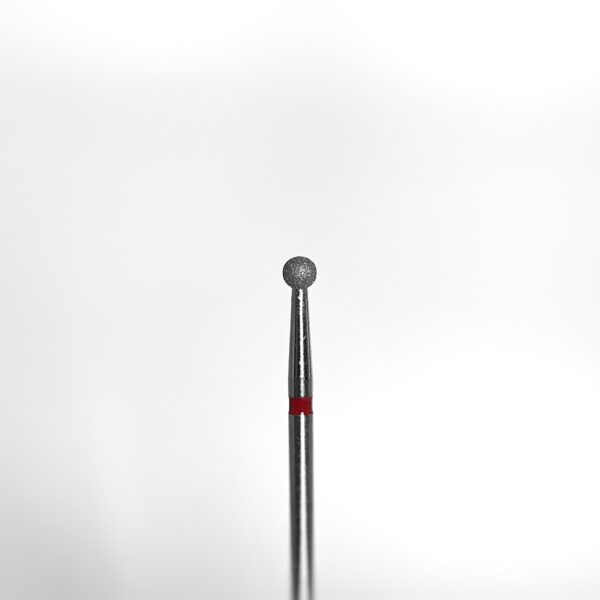 Deimantinis antgalis „Burbuliukas“ 3.1mm, raudonas
