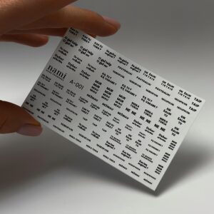 Nami vandens lipdukai A-001